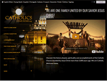 Tablet Screenshot of catholicscomehome.org